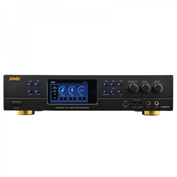 BMB DAR-350H 700W 2-Channel Karaoke Mixing Amplifier with HDMI and Dual Bluetooth